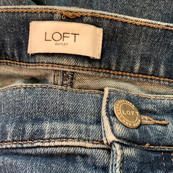 Loft Ripped Boyfriend Jeans (12) - Picture 4 of 5